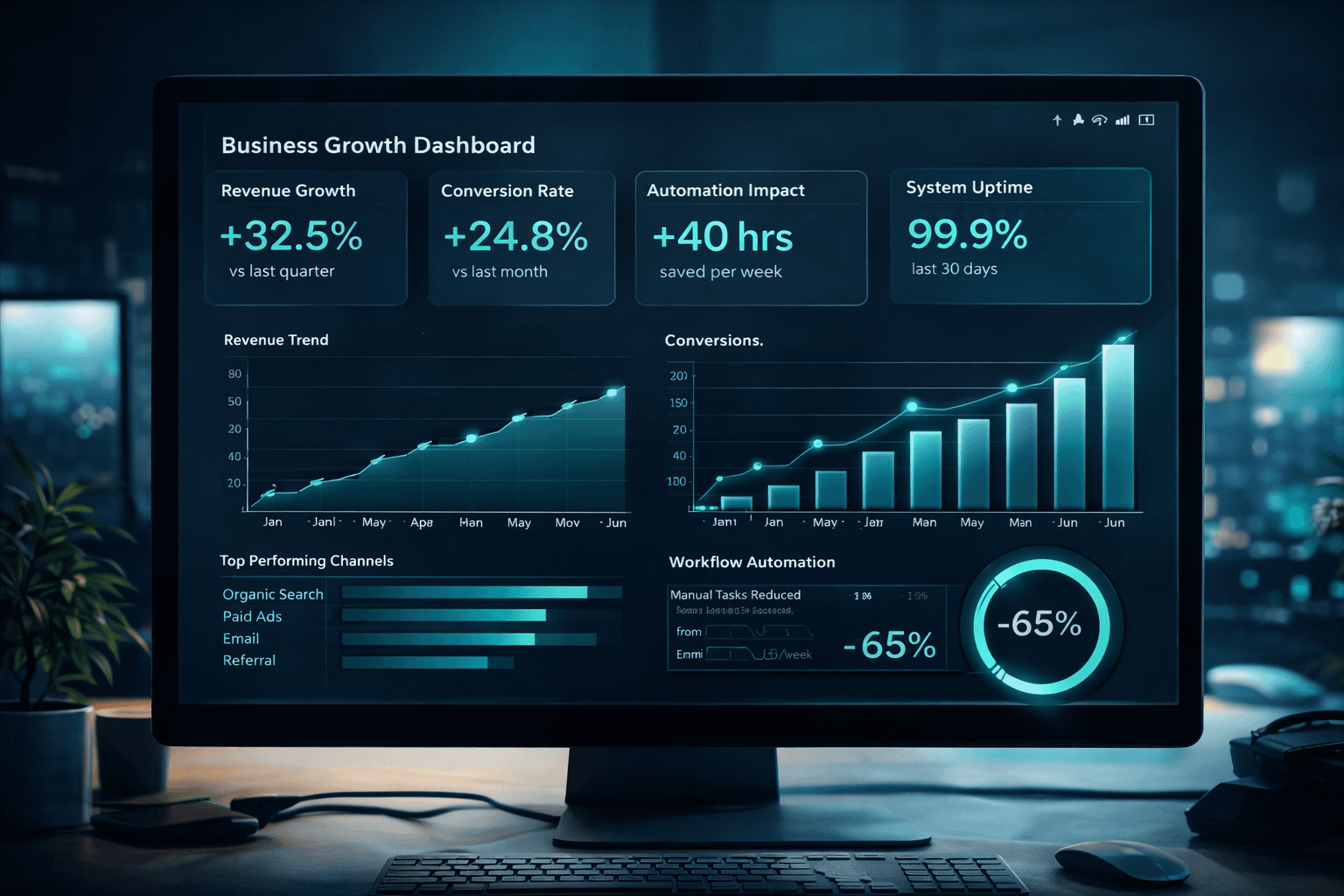 Business impact of integrated tech systems